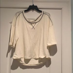 Splendid three quarter sleeve t shirt